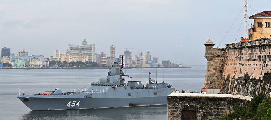 Errusiaren itsas armada Kuban eta Venezuelan