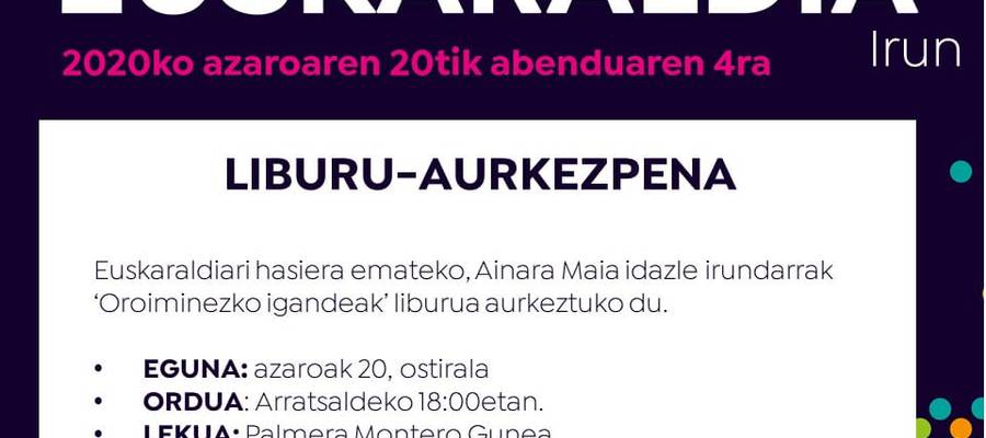 OROIMINEZKO IGANDEAK liburua Irunen