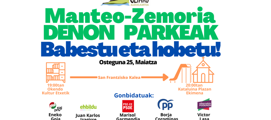 Martxa eta ekitaldia: Okendo  - Katalunia Plaza (osteguna,   2023/05/25)