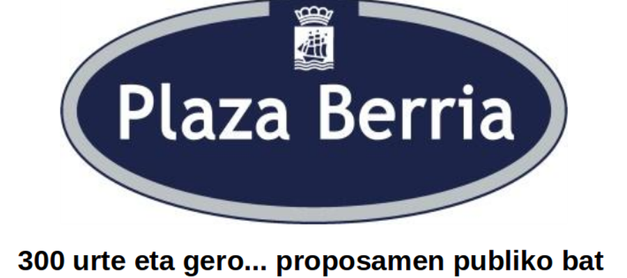 'Plaza Berria' erabiliko dugu... Zuk ere bai?  Sinadurak (2023-06-18)