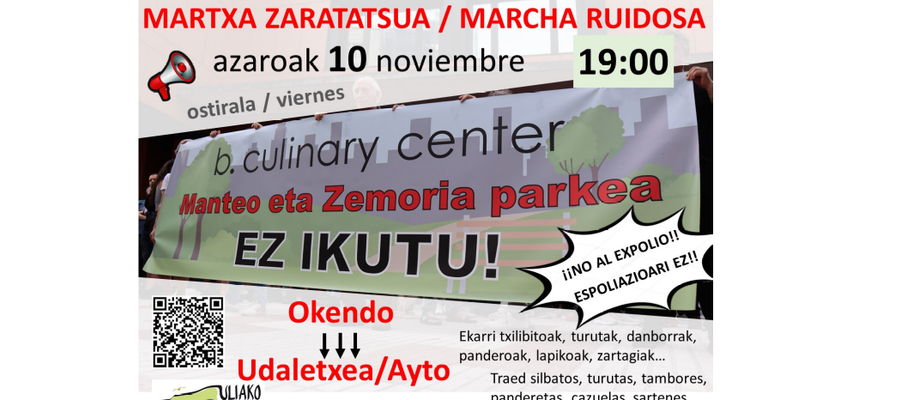 Martxa: Parkeak BAI - Culinary EZ (2023-11-10, 19:00)