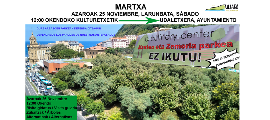 Martxa: Parkeak BAI - Culinary EZ (2023-11-25, 12:00)