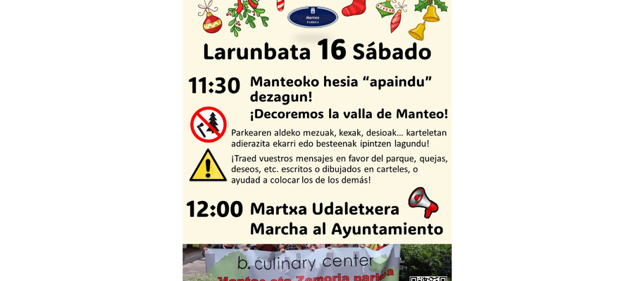 Martxa: Parkeak BAI - Culinary EZ (2023-12-16, 11:30)