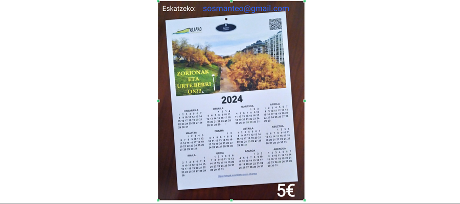 2024ko egutegia  // Calendario 2024