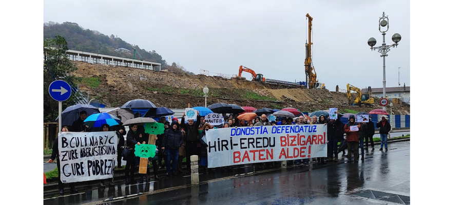 Donostiako hirigintza politika salatzen //Denunciando la política urbanística del ayuntamiento (DONOSTIA DEFENDATUZ)