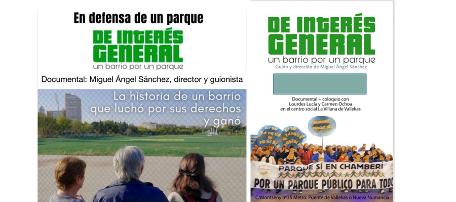 Dokumentala: Madrilgo Chamberí auzoko "De interés general: un barrio por un parque" (Okendo, 2024-04-15)