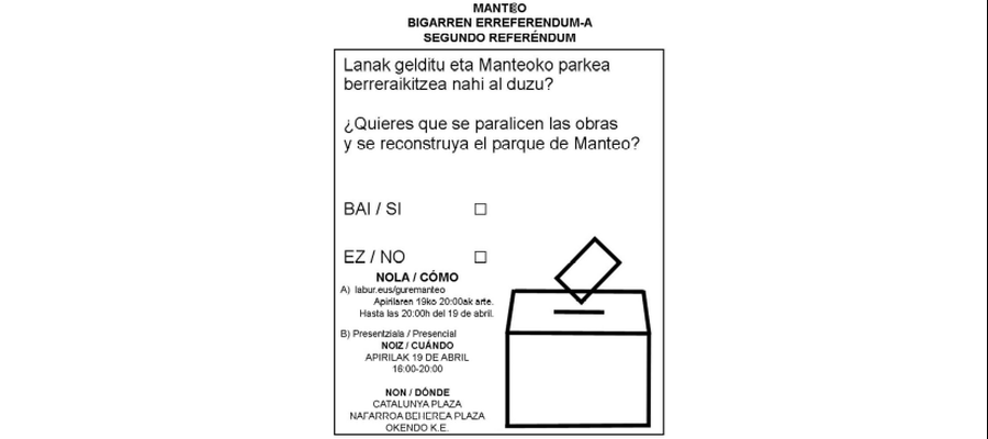 Bigarren erreferenduma: Gure Manteo / Segundo referéndum: Nuestro Manteo  (2024-04-19)
