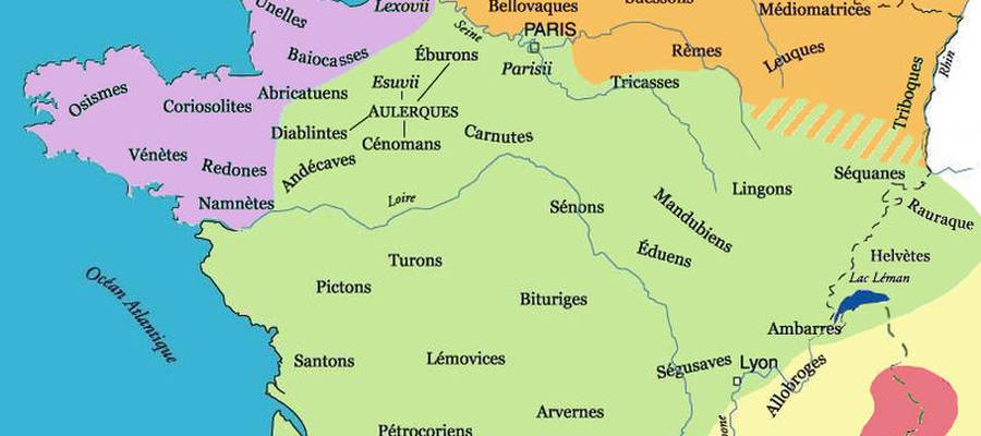 "Galia" zeritzona erromatar konkista aurretik (mapa).