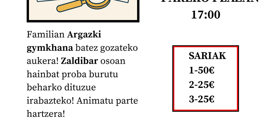 ARGAZKI GYMKHANA