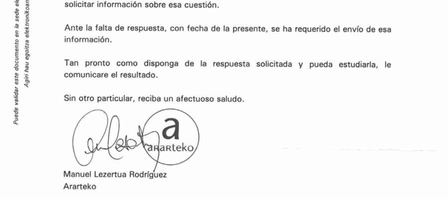 Udalak kasurik ez Arartekoari (2018-2021) // El ayuntamiento tampoco responde al Ararteko (desde 2018)