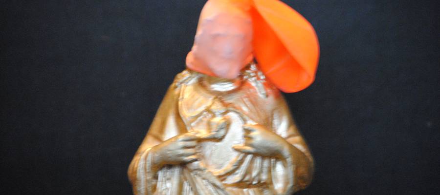 ERIC DICHARRY / JESUS ORANGE / SCULPTURE / 2017