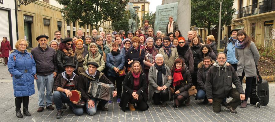 60 MINTZALAGUN ELKARTU ZIREN LARUNBATEAN DONOSTIAN