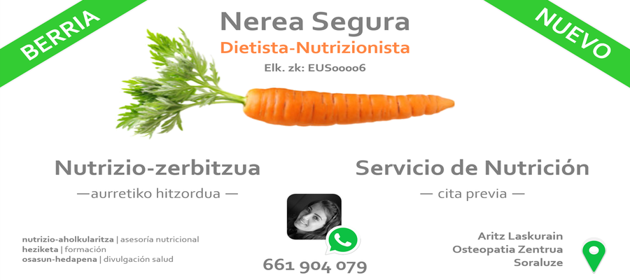 SORALUZE Nutrizio-aholkularitza