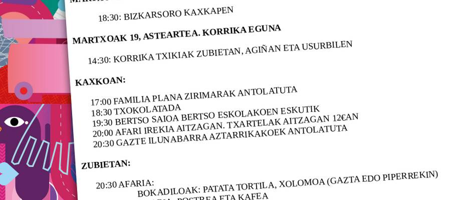 KORRIKAKO EGITARAUA