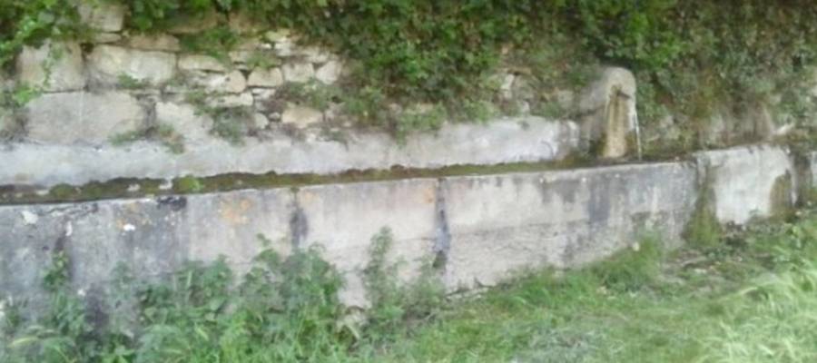 Nabazko iturriko idatzia