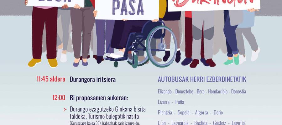 Uribe Kostako Berbalagunak Durangora goaz!