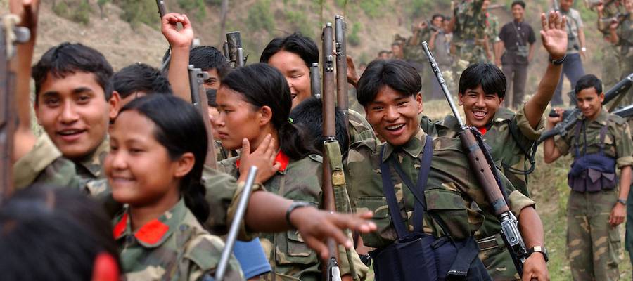 Nepalgo nekazari komunistekin hizketan