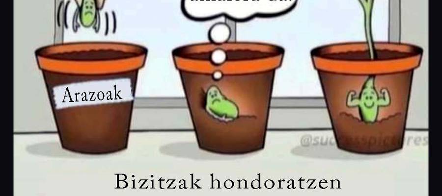 Bizitzak, hondoratzen zaituela uste duzunean...