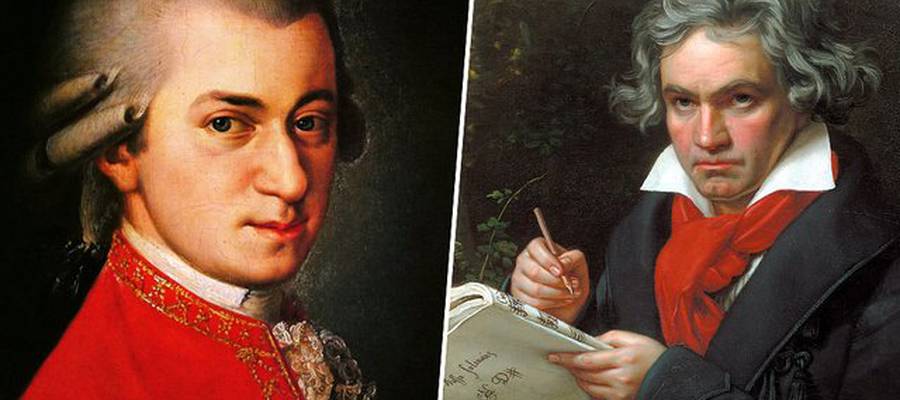 Mozart and Beethoven