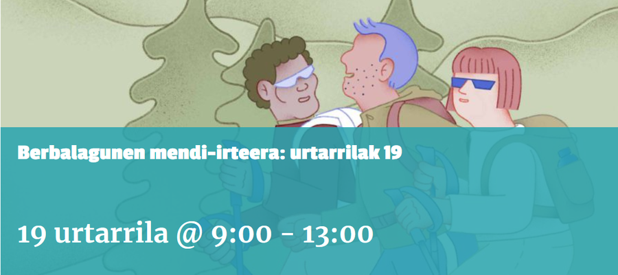 Eskualdeko Berbalagunen mendi-irteera