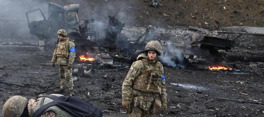 UKRAINAKO GUDA GELDITU