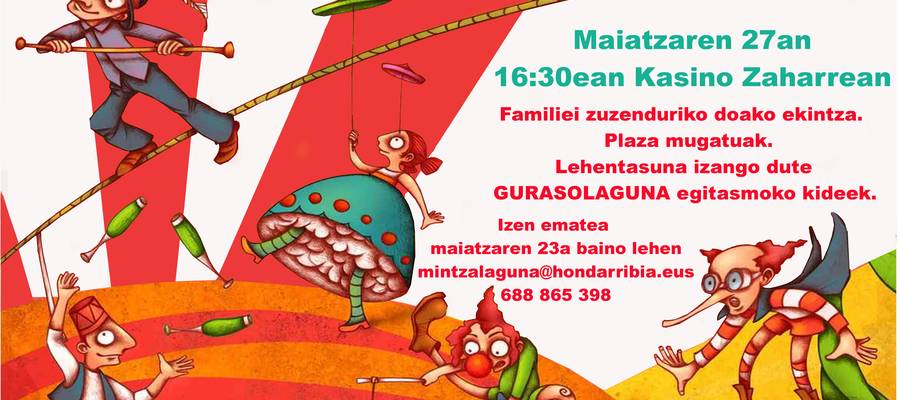 FAMILIENTZAT ZIRKO TAILERRA MAIATZEAN